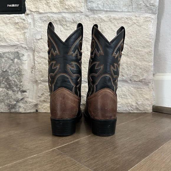 Cody James Boys Western Cowboy Boots - Brown and Black - Picture 10 of 11
